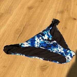 *George Black and Blue Swim Bikini Bottoms